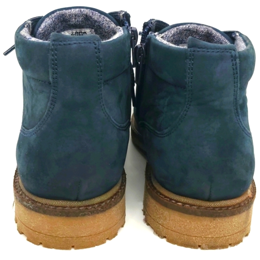 Zara Suede Boot, Size 37, Blue - Picture 7 of 8